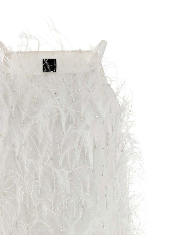 The Best Shops Pinko: ニーレングスドレス - 膝丈ドレス - 白