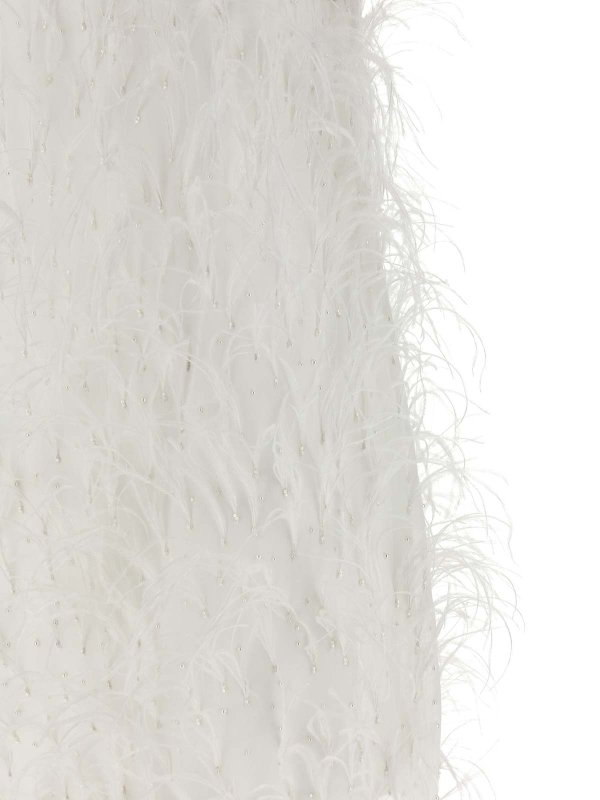 膝丈ドレス - 白 shop online: Pinko