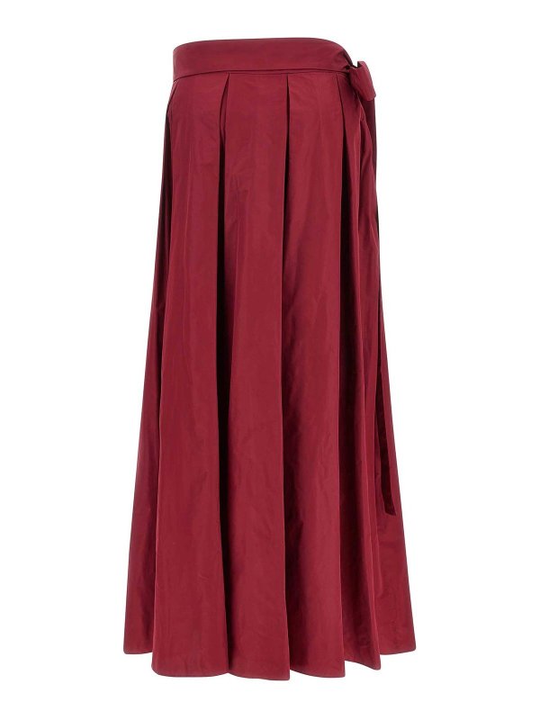 Pinko: ニーレングススカート＆ミディ丈 online - 膝丈/ミディスカート - ダークレッド