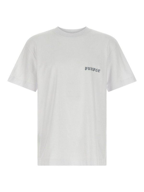 PURPLE BRAND: T-shirts - T-Shirt - Weiß