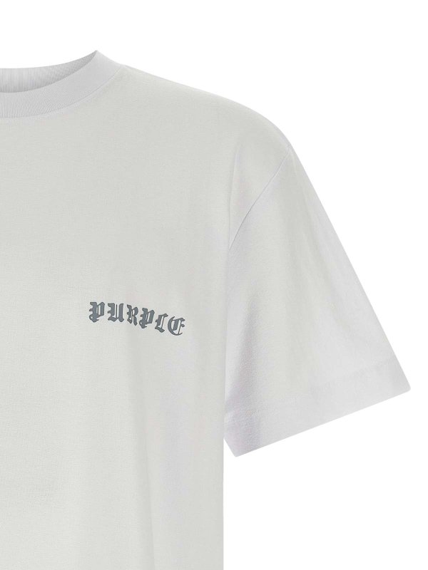 The Best Shops PURPLE BRAND: T-shirts - T-Shirt - Weiß
