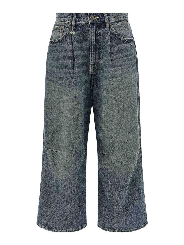 R13: Bootcut - Bootcut Jeans - Blau