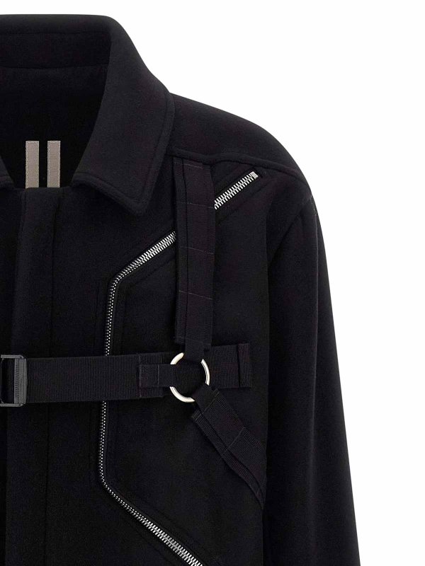 Blixa Jumbo Mac Coat shop online: RICK OWENS