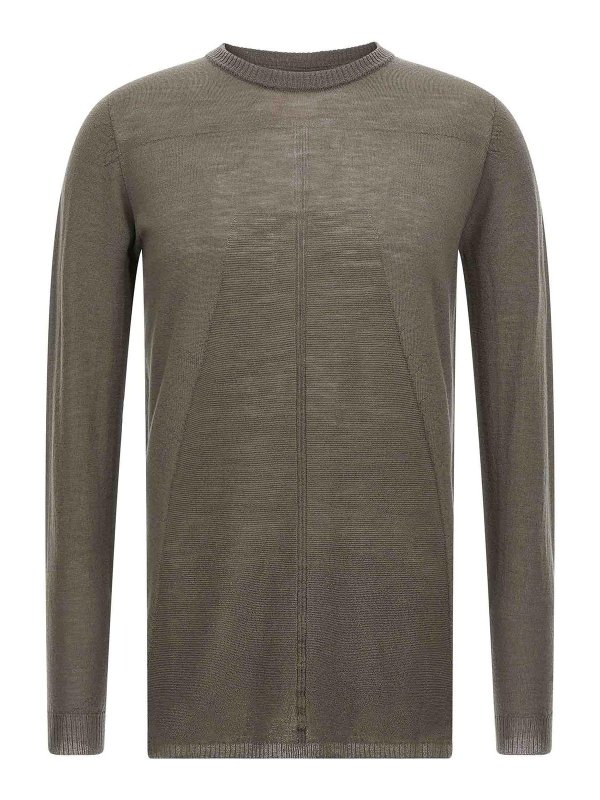 RICK OWENS: crew necks - Biker Level Sweater