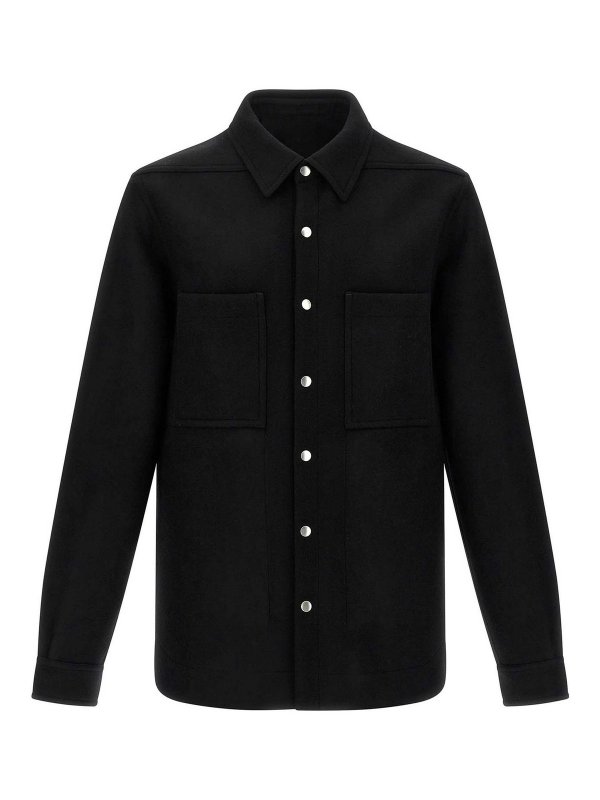 RICK OWENS: ブラウス - ブラウス - 黒