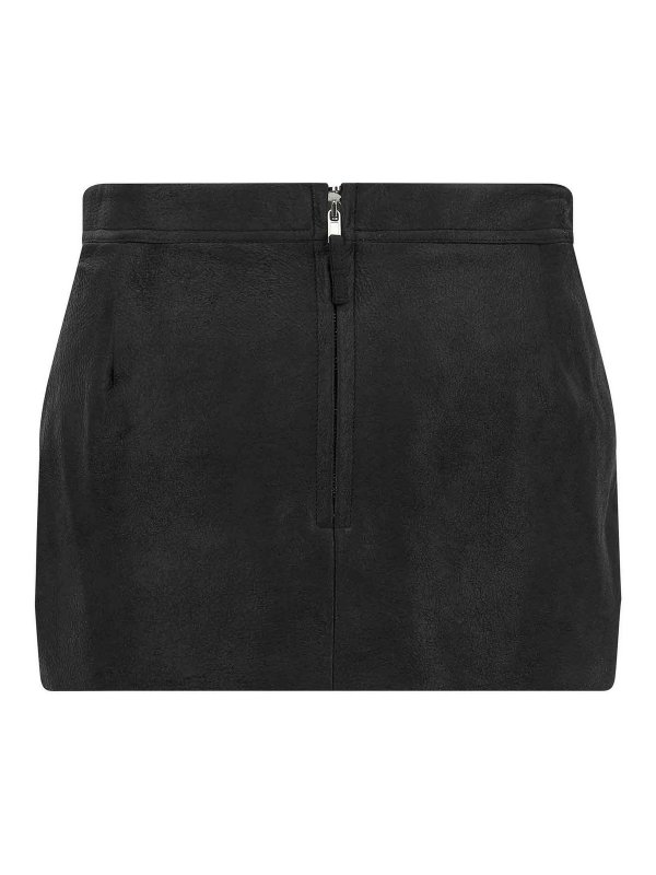 RICK OWENS: Knee length skirts & Midi online - Fog Cutdff Mini Skirt