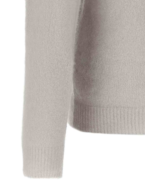 Rundhalspullover - Grau shop online: ROBERTO COLLINA