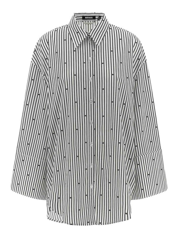 ROTATE Birger Christensen: シャツ - シャツ - 白