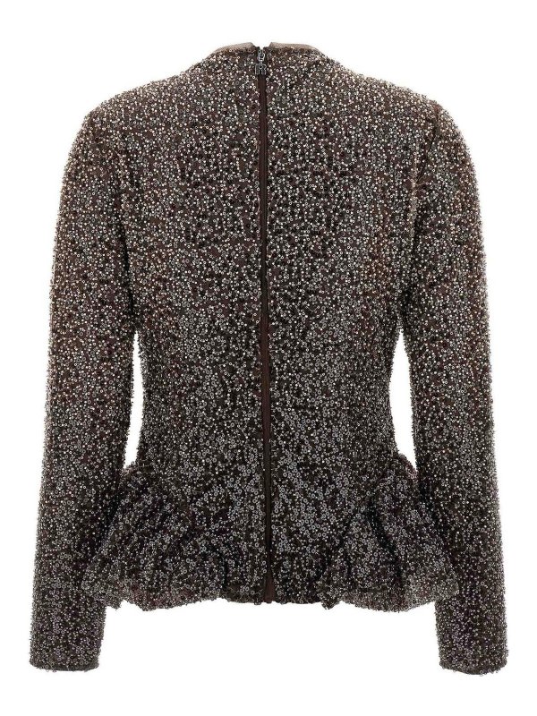 ROTATE Birger Christensen: Tops & Débardeurs online - Top - Beige