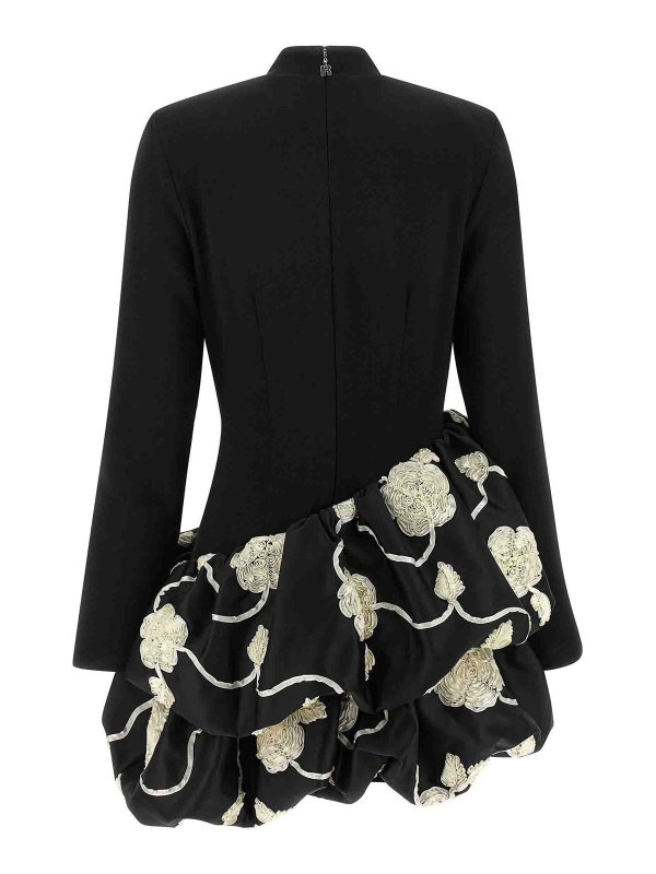 ROTATE Birger Christensen: knee length dresses online - 3D Flower Bubble Dress