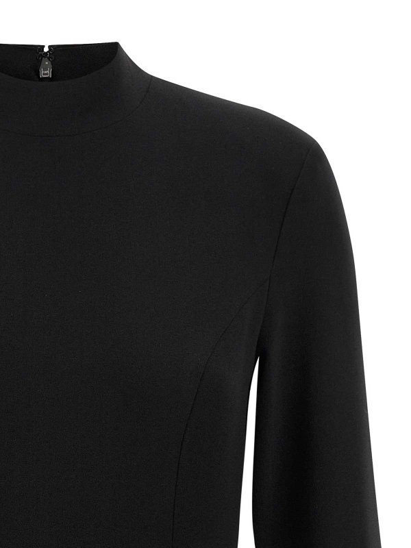 The Best Shops ROTATE Birger Christensen: knee length dresses - 3D Flower Bubble Dress