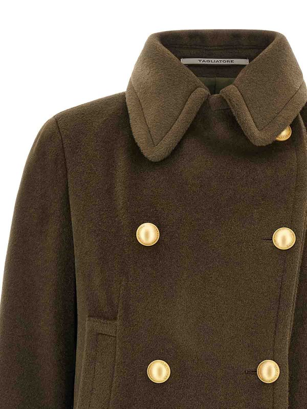 The Best Shops TAGLIATORE: Manteaux courts - Manteau Court - Vert