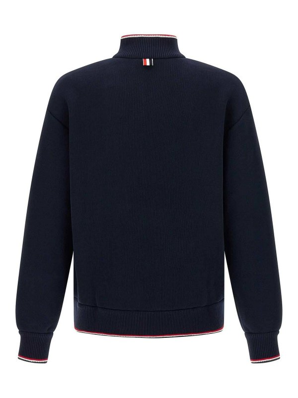 THOM BROWNE: Sweatshirts & Sweaters online - Rwb Piping Sweatshirt
