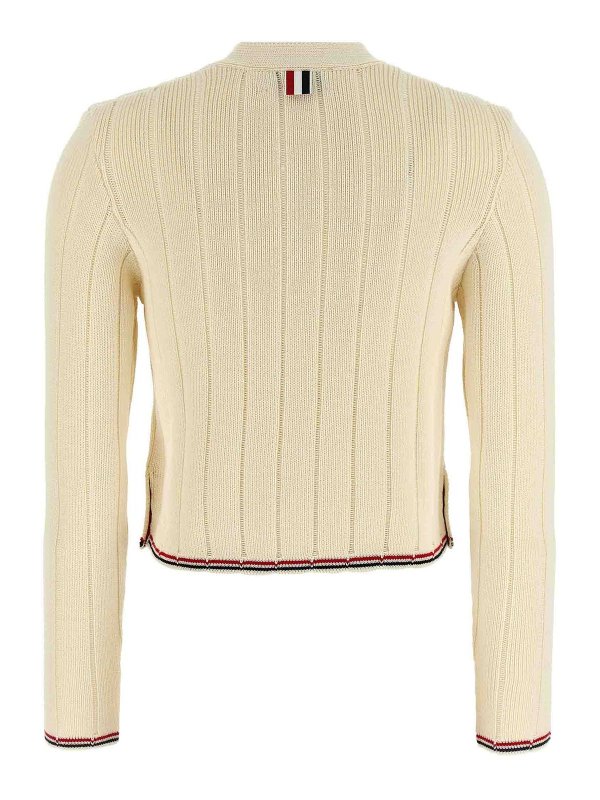 THOM BROWNE: Cardigans online - Cardigan - Weiß