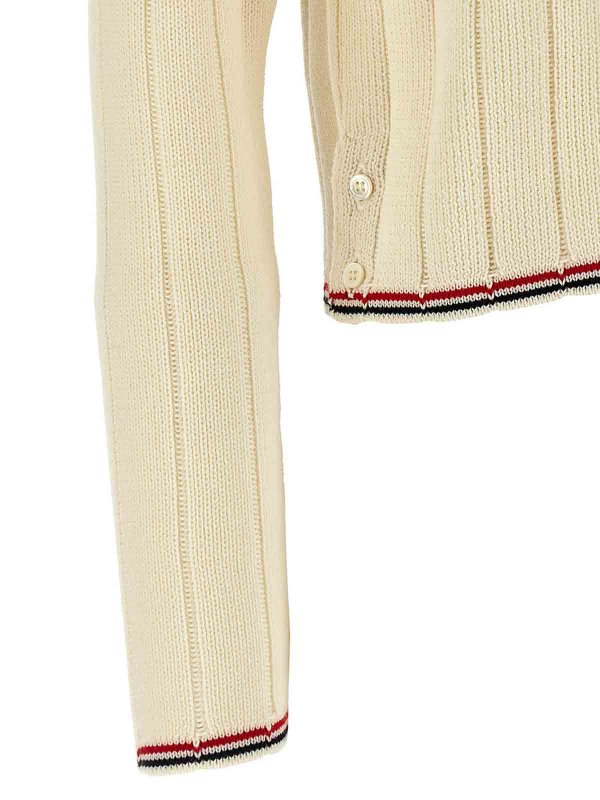 Cardigan - Weiß shop online: THOM BROWNE