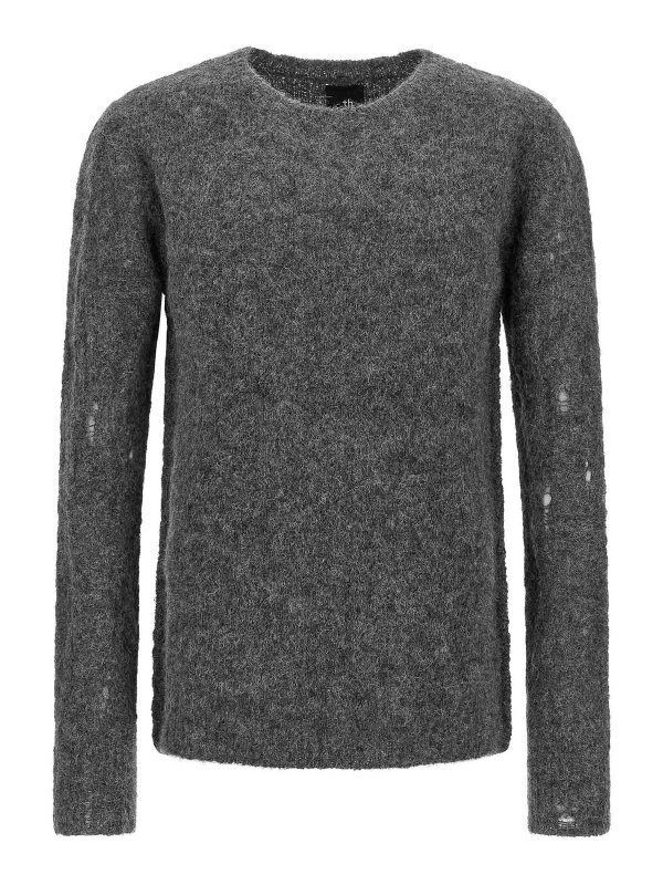 THOM KROM: crew necks - Alpaca Wool Sweater