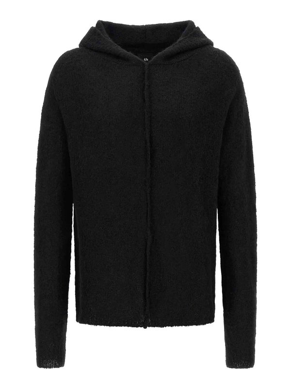 THOM KROM: cardigans - Hooded Sweater