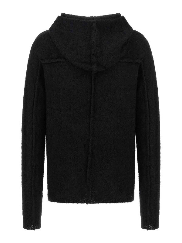 THOM KROM: cardigans online - Hooded Sweater