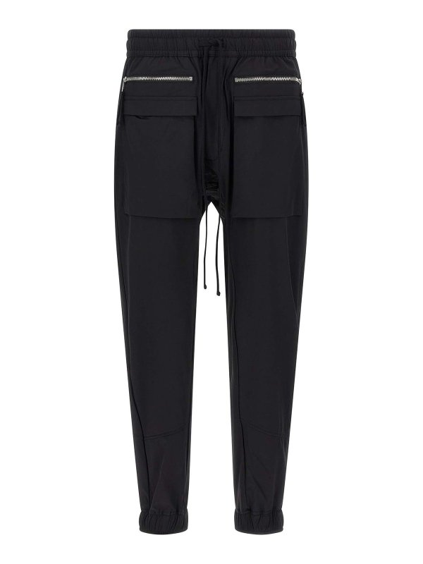 THOM KROM: tracksuit bottoms - Technical Fabric Joggers