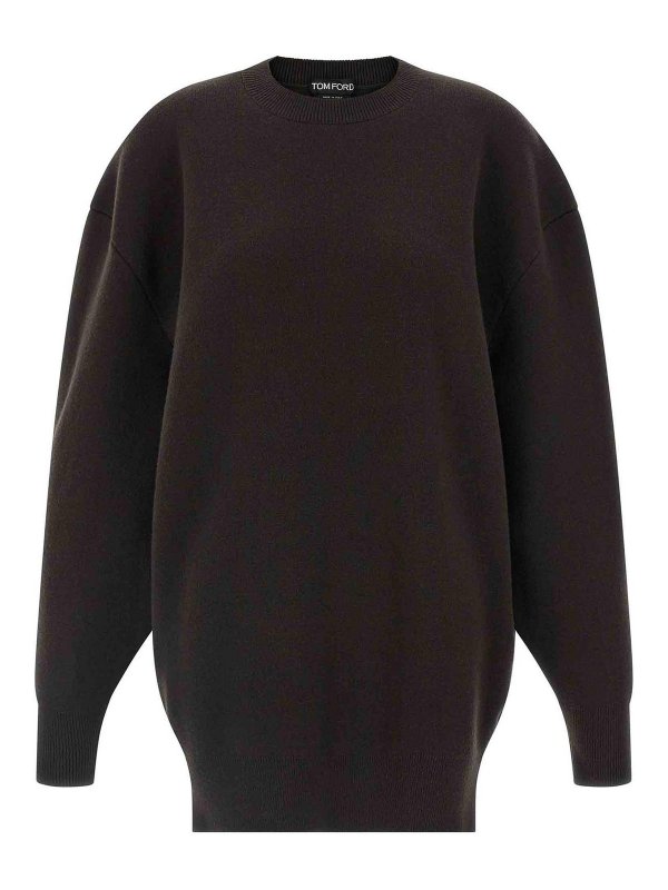 TOM FORD: Vestidos media pierna - Vestido Midi - Marrón