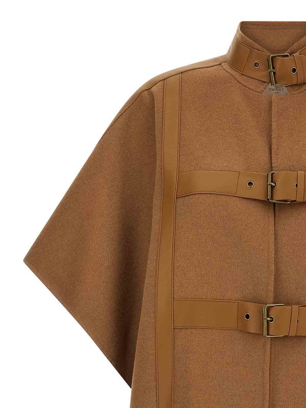 The Best Shops TWINSET: ケープ＆ポンチョ - ケープ/ポンチョ - ベージュ