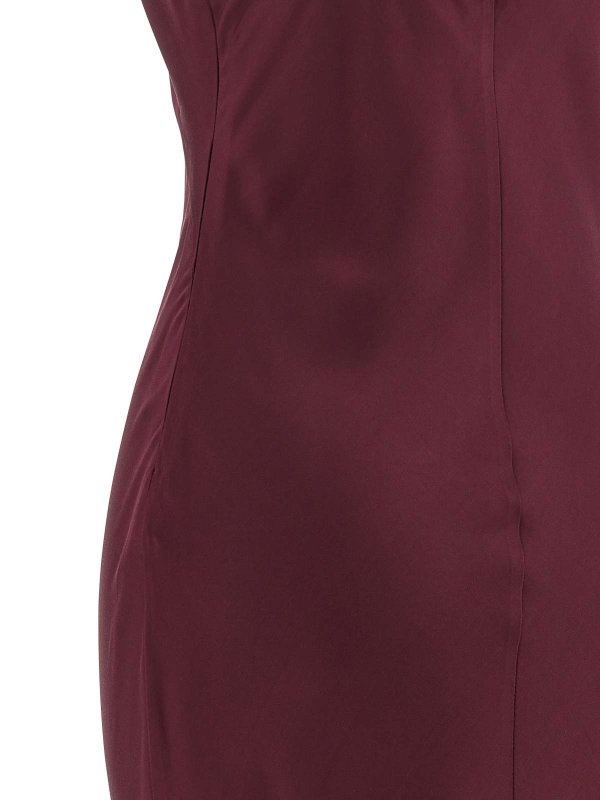 膝丈ドレス - ダークレッド shop online: TWINSET