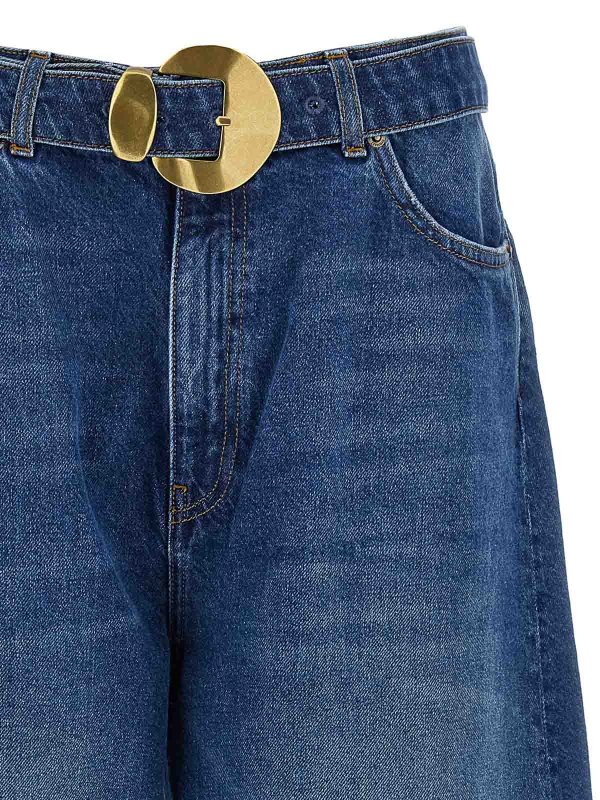 The Best Shops TWINSET: bootcut jeans - Maxi Buckle Jeans