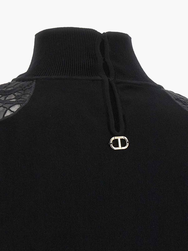 カーディガン - 黒 shop online: TWINSET