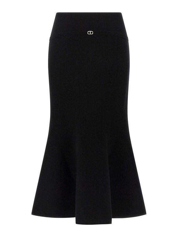 TWINSET: ニーレングススカート＆ミディ丈 online - 膝丈/ミディスカート - 黒
