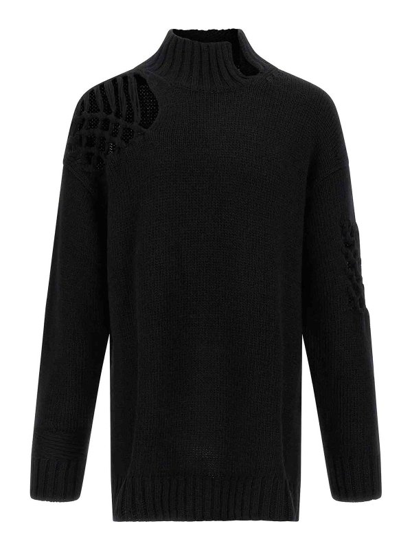 YOHJI YAMAMOTO: Cárdigans - Cárdigan - Negro