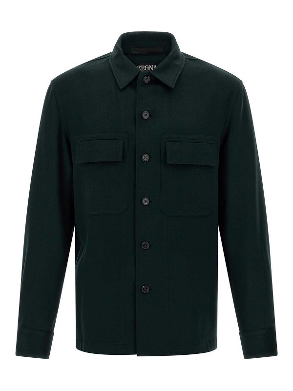 ZEGNA: Hemden - Hemd - Grün