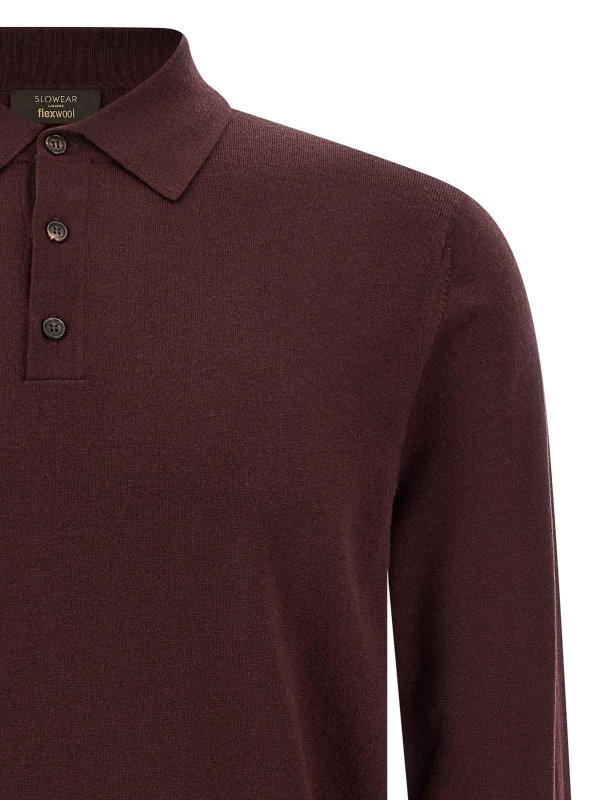 The Best Shops ZANONE: Poloshirts - Poloshirt - Dunkelrot