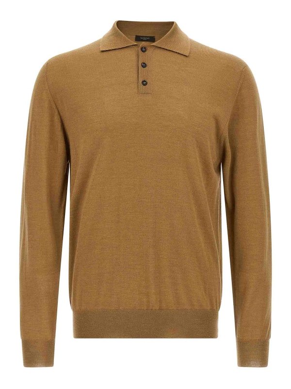 ZANONE: Poloshirts - Poloshirt - Beige