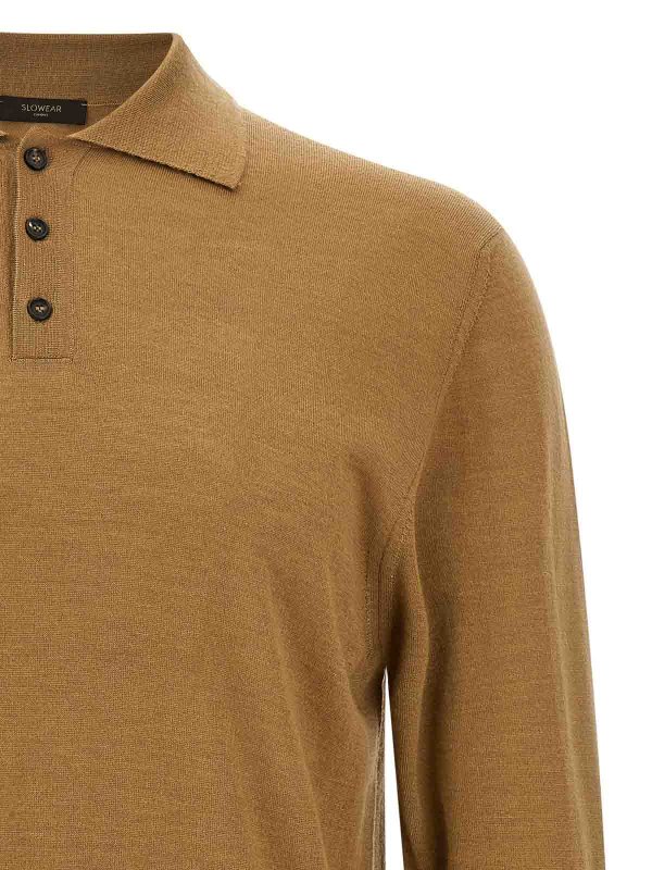 The Best Shops ZANONE: Poloshirts - Poloshirt - Beige