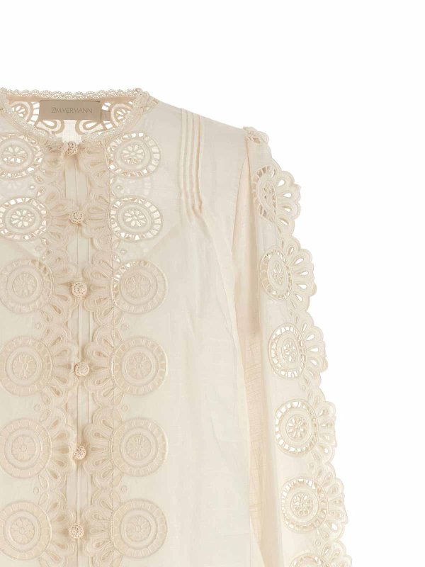 The Best Shops ZIMMERMANN: blouses - Lucky Embroidered Blouse