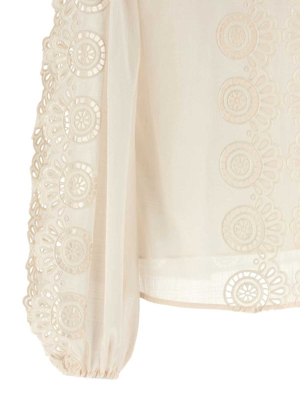 Lucky Embroidered Blouse shop online: ZIMMERMANN