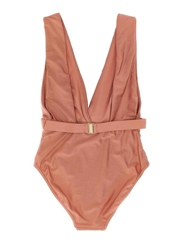 ZIMMERMANN: one-piece online - Lucky Plunge Flower One-Piece Swimsuit