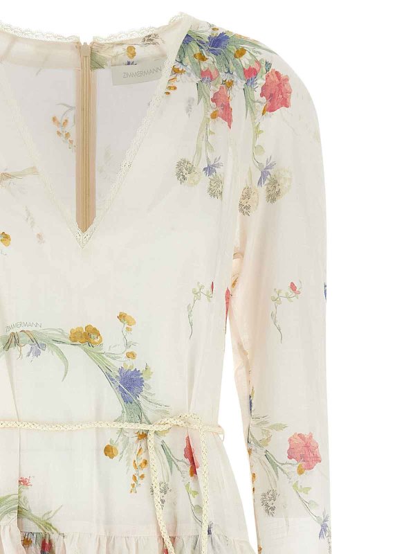 The Best Shops ZIMMERMANN: Maxikleider - Maxikleid - Weiß