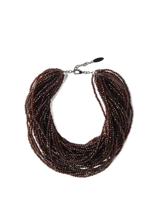 BRUNELLO CUCINELLI: Collar - Collar - Marrón