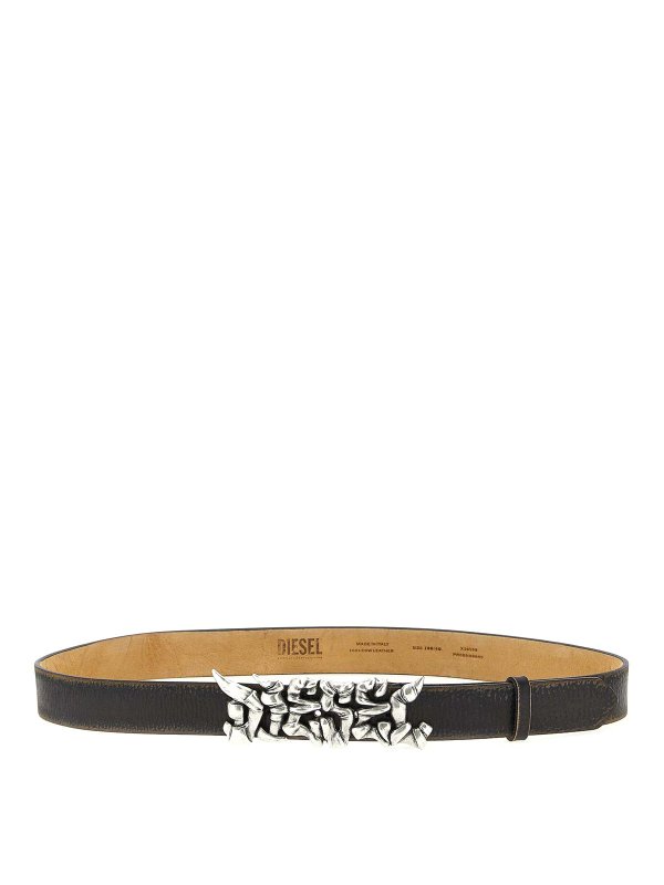 DIESEL: ベルト - ベルト - ブラウン