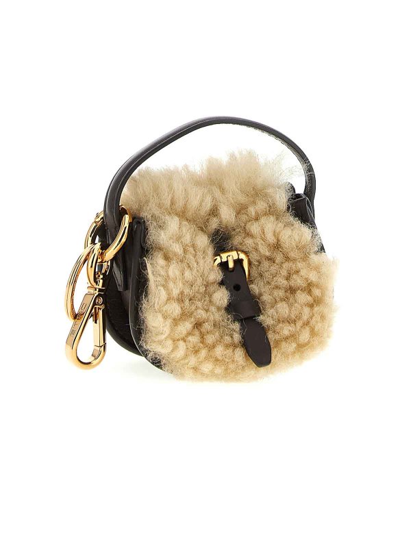 The Best Shops ETRO: Rings - Shearling Bag Cindolo