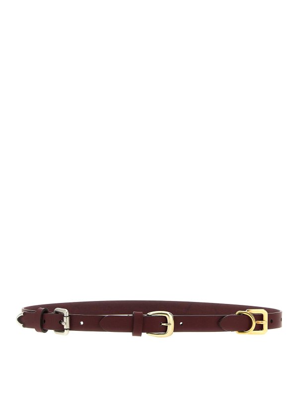 ETRO: belts - Triple Buckle Belt
