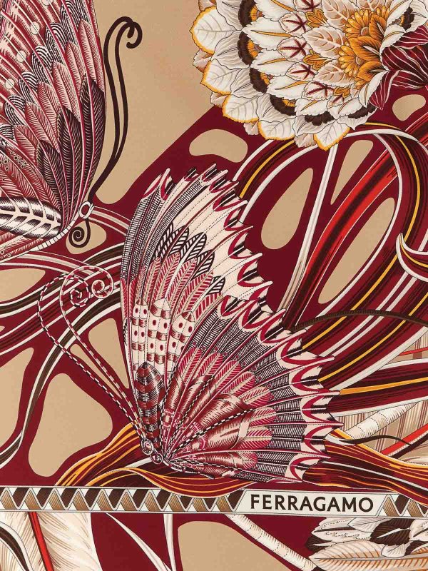 SALVATORE FERRAGAMO: Écharpes online - Écharpe - Multicolore