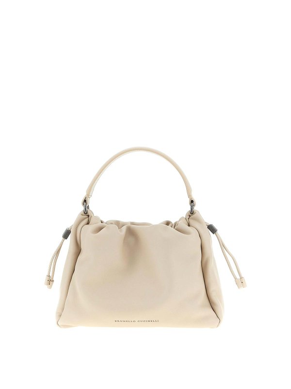 BRUNELLO CUCINELLI: Handtaschen - Shopper - Beige
