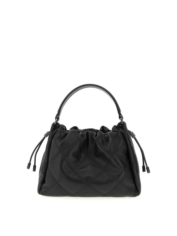 BRUNELLO CUCINELLI: トートバッグ - トートバッグ - 黒