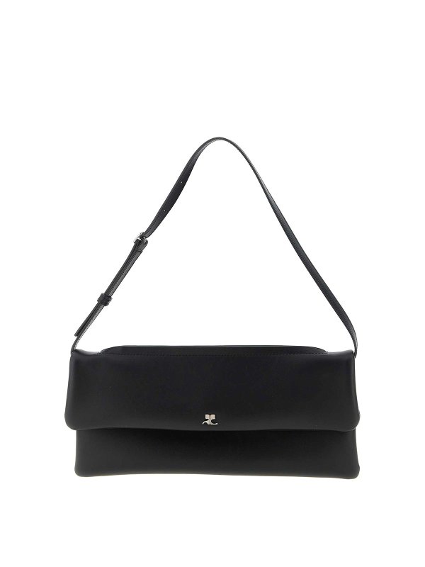 Courreges: Clutch - Pochette - Noir