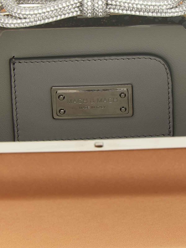 Double Bow Satin Clutch shop online: MACH & MACH