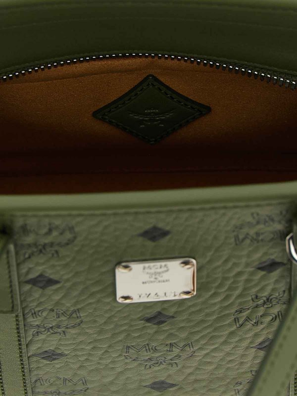 クロスボディバッグ - 緑 shop online: MCM