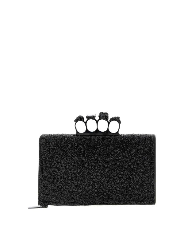 ALEXANDER MCQUEEN: clutches - Knuckle Flat Clutch