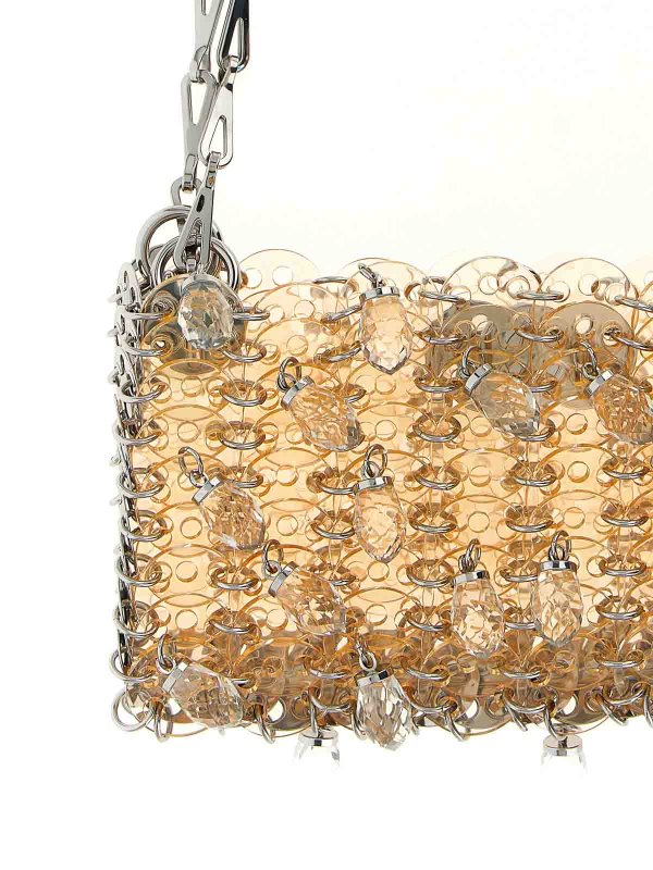 The Best Shops RABANNE: cross body bags - 1969 Nano Crystal Resin Shoulder Bag